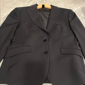 Express Slim Black Suit